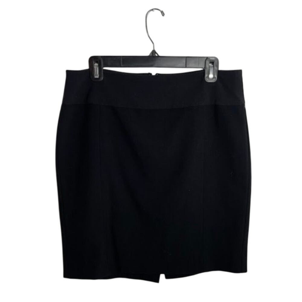 Gap‎ Short Black Skirt Womens Size 10 Stretch Straight Classic Career Office